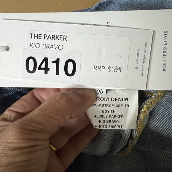 Boyish The PARKER Jeans Tapered Sz 26 in RIO BRAVO - Picture 9 of 9